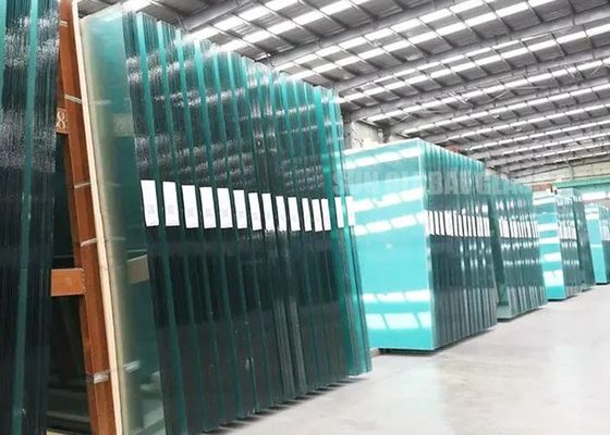 Bina Dekoratif Şeffaf Laminasyonlu Cam Panelleri cilalı kenar / Beveled kenar Laminasyonlu Mimarlık Camı CE SGCC Standartı