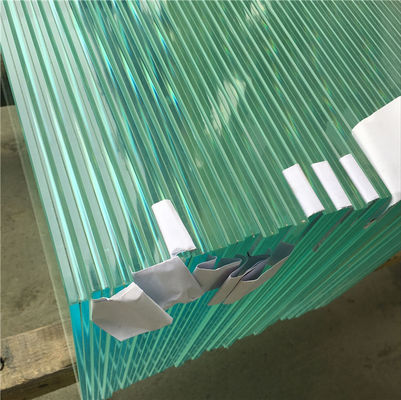 Mimarlık Tempered Glass 6mm 8mm 10mm 12mm sertleştirilmiş laminatlı cam zemin Tempered Sheet Glass For Building Glass / Curtain Wall