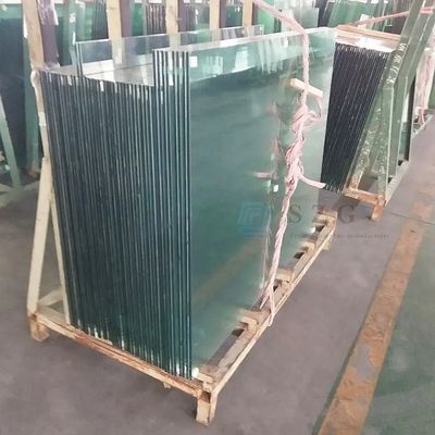 10mm /5+5mm Kalınlığındaki Balkon Çitleri İçin Temizlenmiş Laminli Cam
