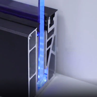Alüminyum Donanım Çit cam Klem Balkon Balustrası LED Cam Çit Fiyatı