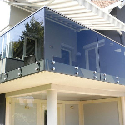 12MM 6+6MM Tempered/Laminated Modern Glass Railing for a Clear and Safe View